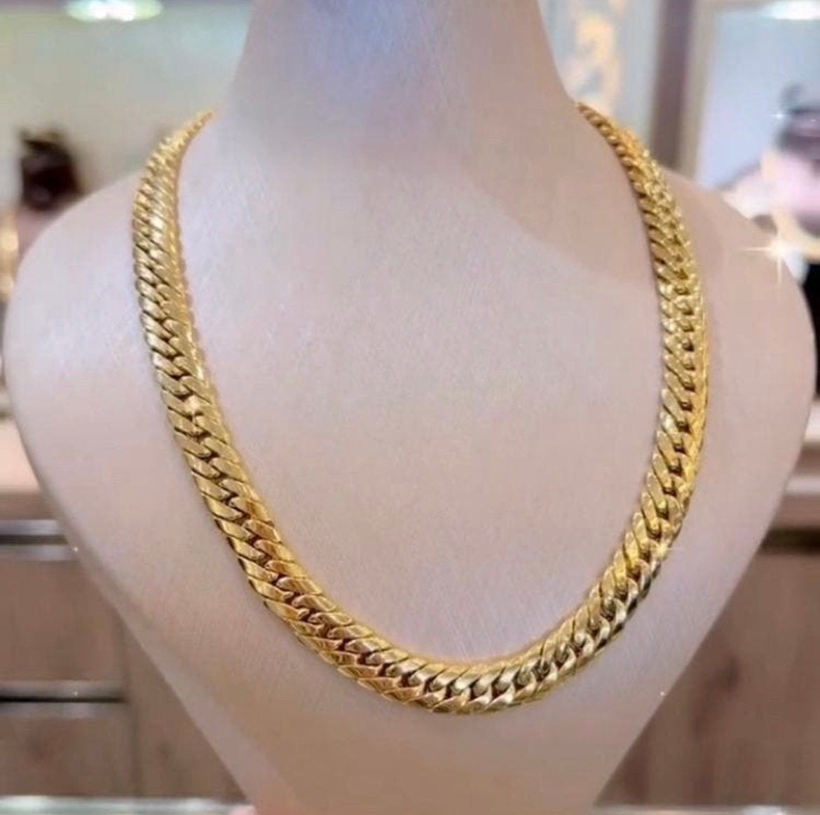 Gouden gourmet ketting 18 karaat 29.18g, Ophalen of Verzenden, Zo goed als nieuw, Goud