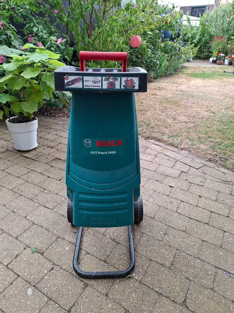 Tuinhakselaar, Ophalen, Zo goed als nieuw, Elektrisch, BOSCH AXT