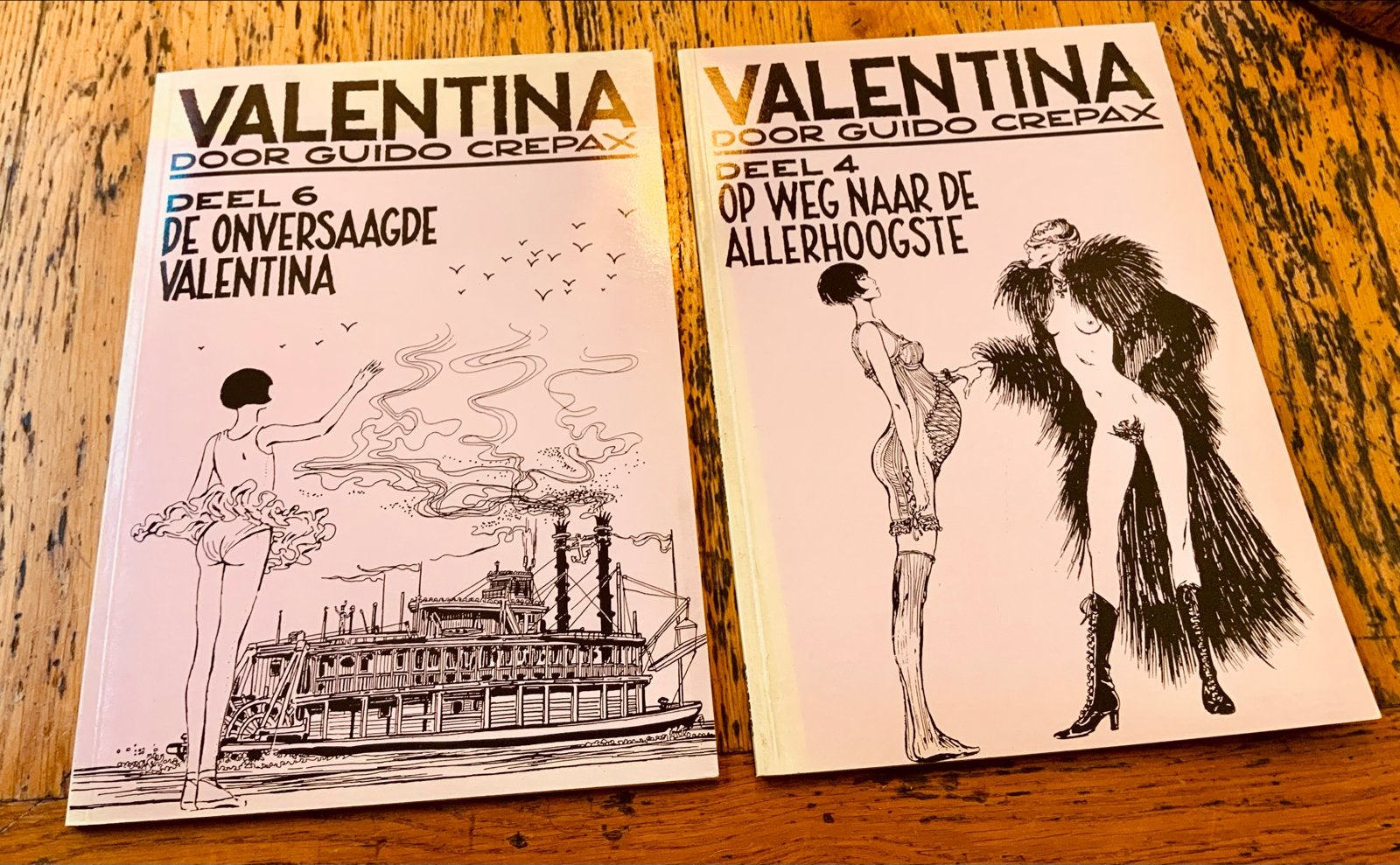 Valentina deel 4 en 6 door Guido Crepax, Boeken, Meerdere stripboeken, Ophalen of Verzenden, Gelezen