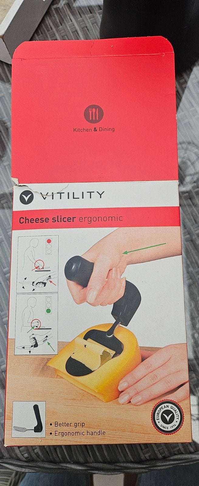 Ergonomische kaasschaaf, Ophalen of Verzenden, Zo goed als nieuw, Overige typen