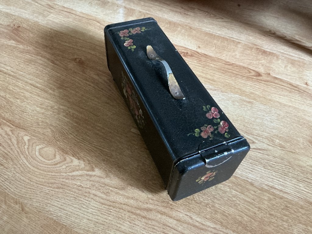 Antieke koektrommel, Ophalen of Verzenden, Gebruikt, Overige, Overige merken