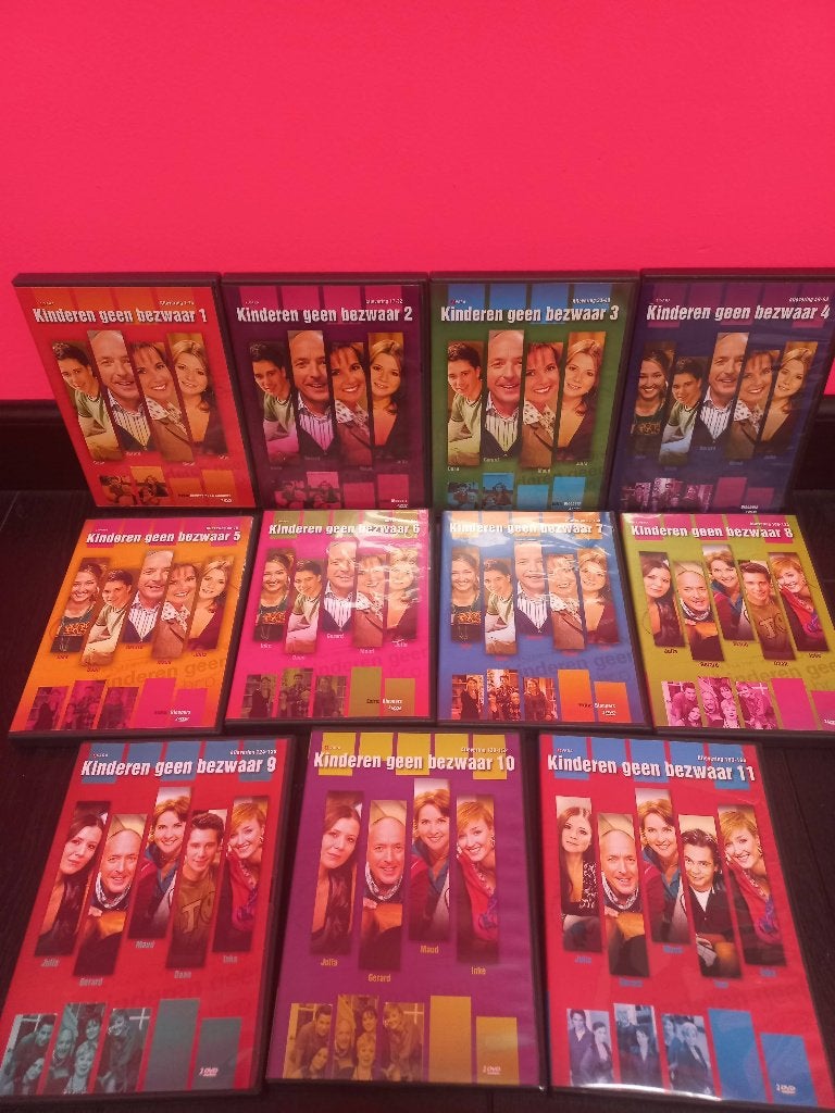 de complete kinderen geen bezwaar serie op dvd, deel 1 tm 11, Gebruikt, Alle leeftijden, Ophalen of Verzenden, Komedie