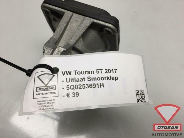 vw touran 5t 2017 vag uitlaat smoorklep 5q0253691h, Gebruikt, Volkswagen, Volkswagen AG, Berliner Ring 2
38440  Wolfsburg, DE