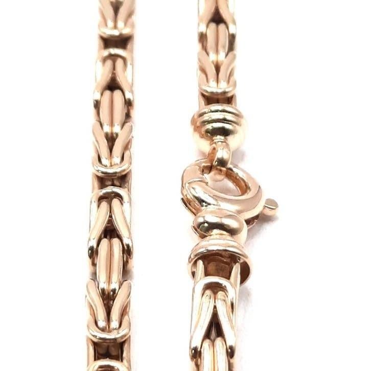 Gouden Koningsketting 14kt, Sieraden, Tassen en Uiterlijk, Kettingen, Www.bredajuwelier.nl, Nieuw, Ophalen of Verzenden, Www.bredajuwelier.nl