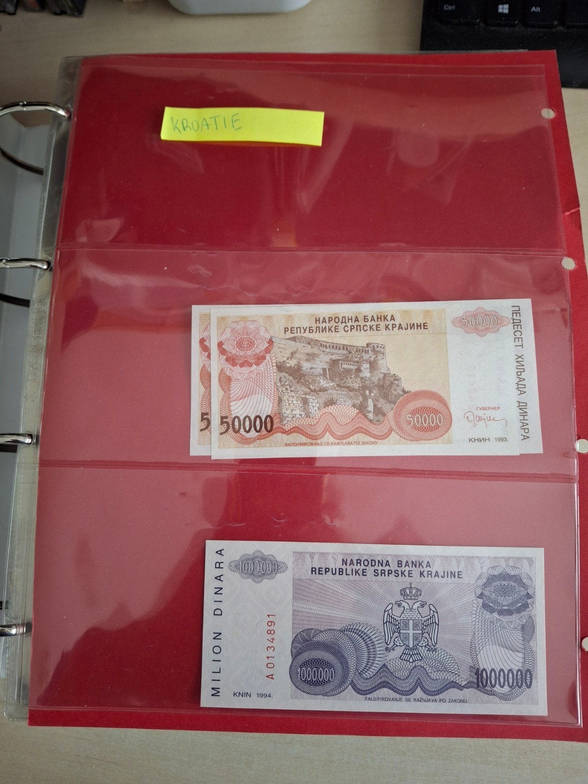 11 biljetten uit Kroatië - Dinar en Kuna, Ophalen of Verzenden
