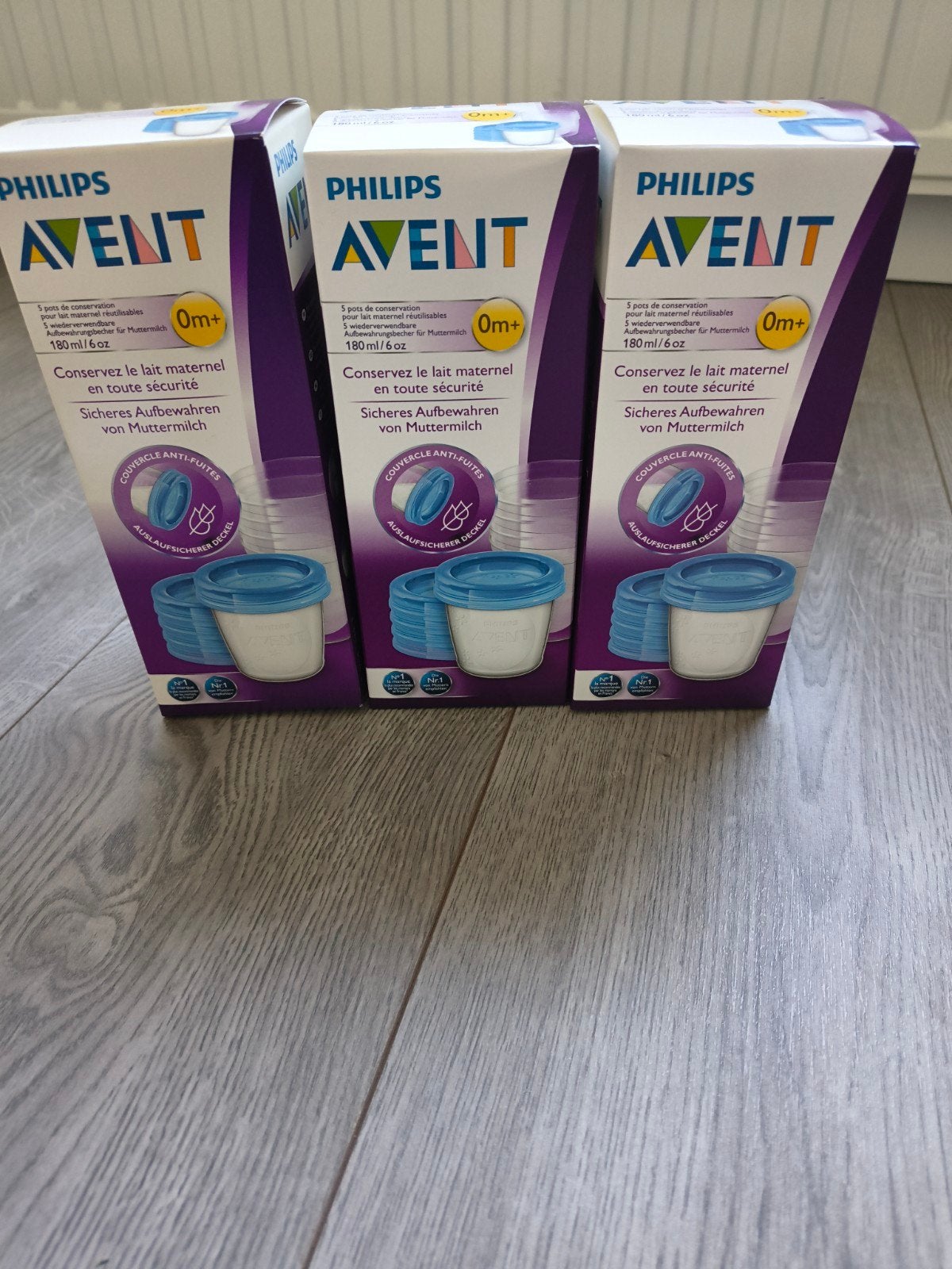 Philips Avent Moedermelk Bewaarbakjes 180ml (3x5 stuks), Ophalen of Verzenden