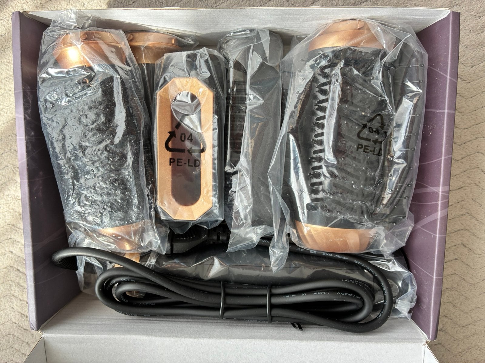 6 in 1 AIR STYLER zwart, Ophalen of Verzenden, Nieuw, Zwart, Gehele gezicht
