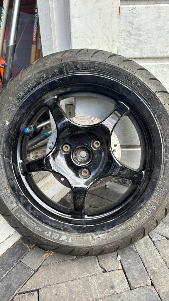 Aerox velg met band, Ophalen of Verzenden, Overige typen, Yamaha