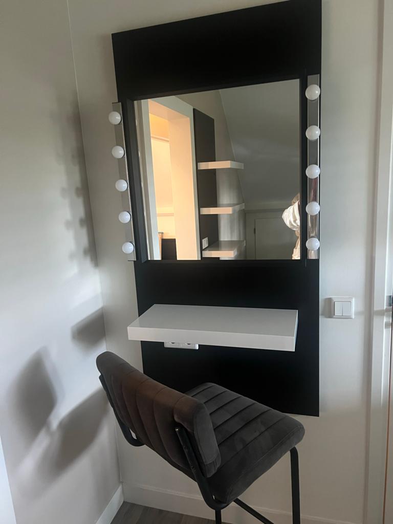 IKEA spiegel met verlichting, Huis en Inrichting, Ophalen, Gebruikt, 50 tot 100 cm, 150 tot 200 cm