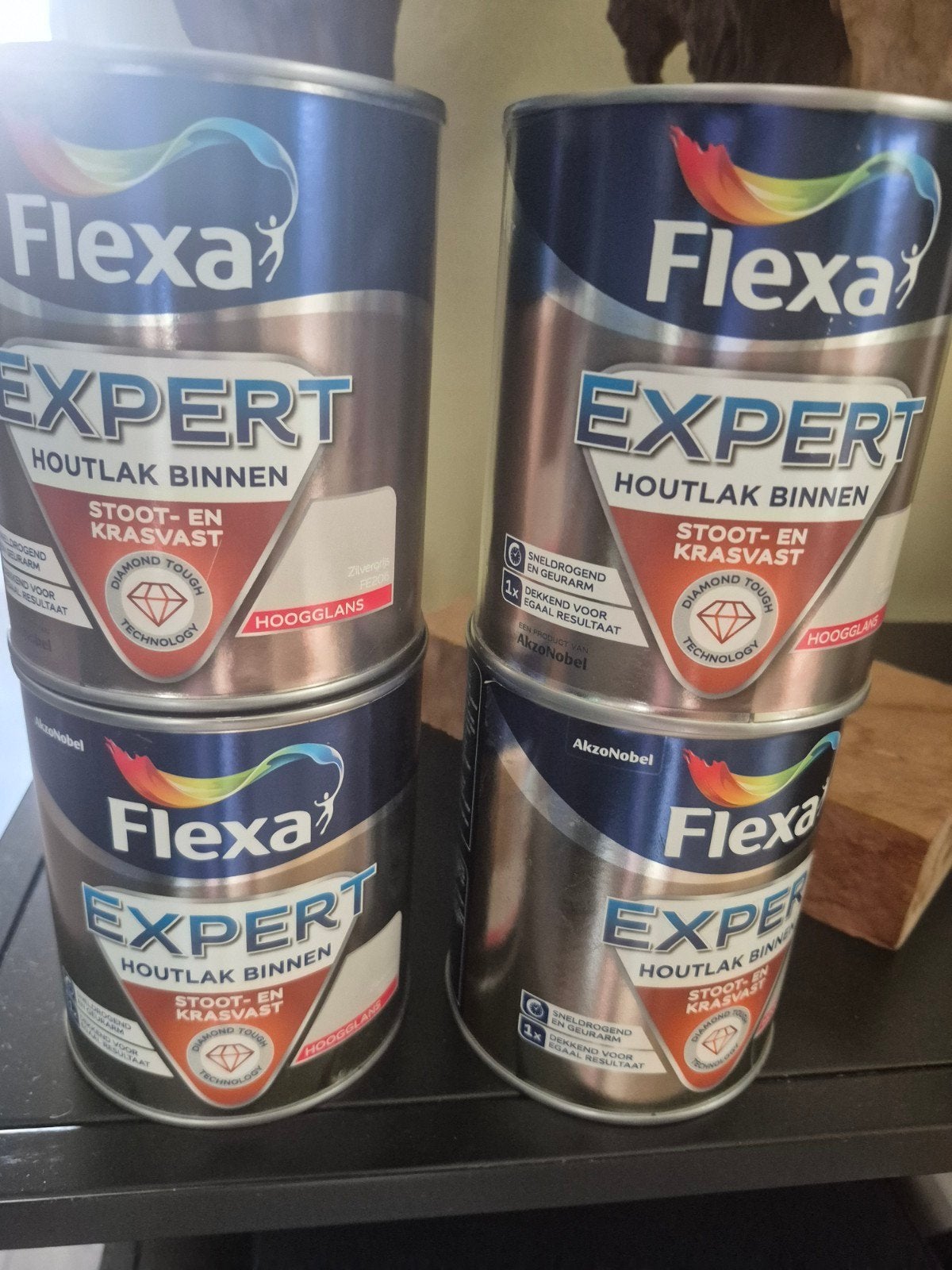 Flexa Expert Houtlak Hoogglans - Stoot- en Krasvast, Ophalen of Verzenden, Nieuw, Overige typen