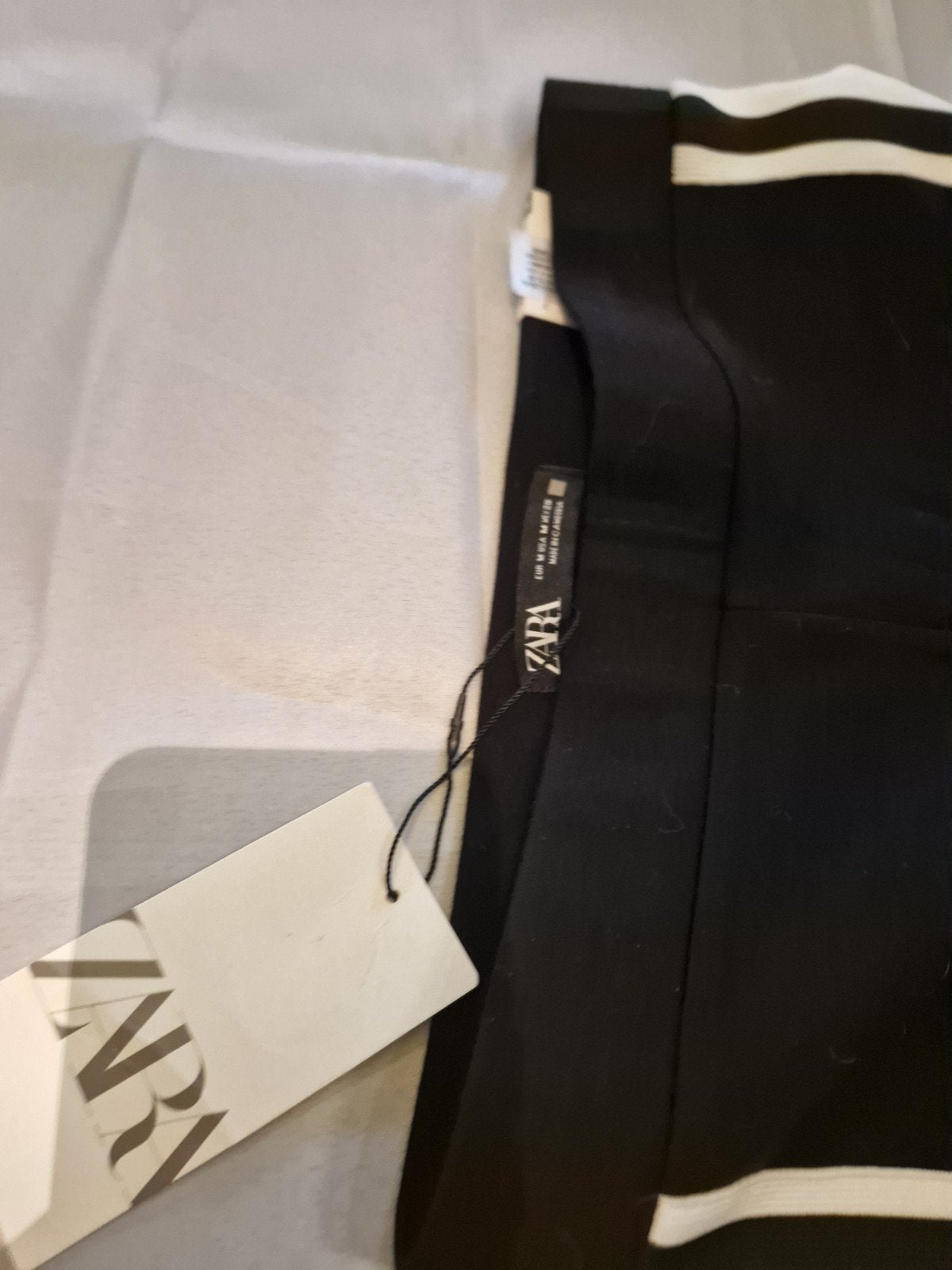 Zara flared broek met strepen - Nieuw met kaartje, Maat 38/40 (M), Nieuw, Ophalen of Verzenden, Lang
