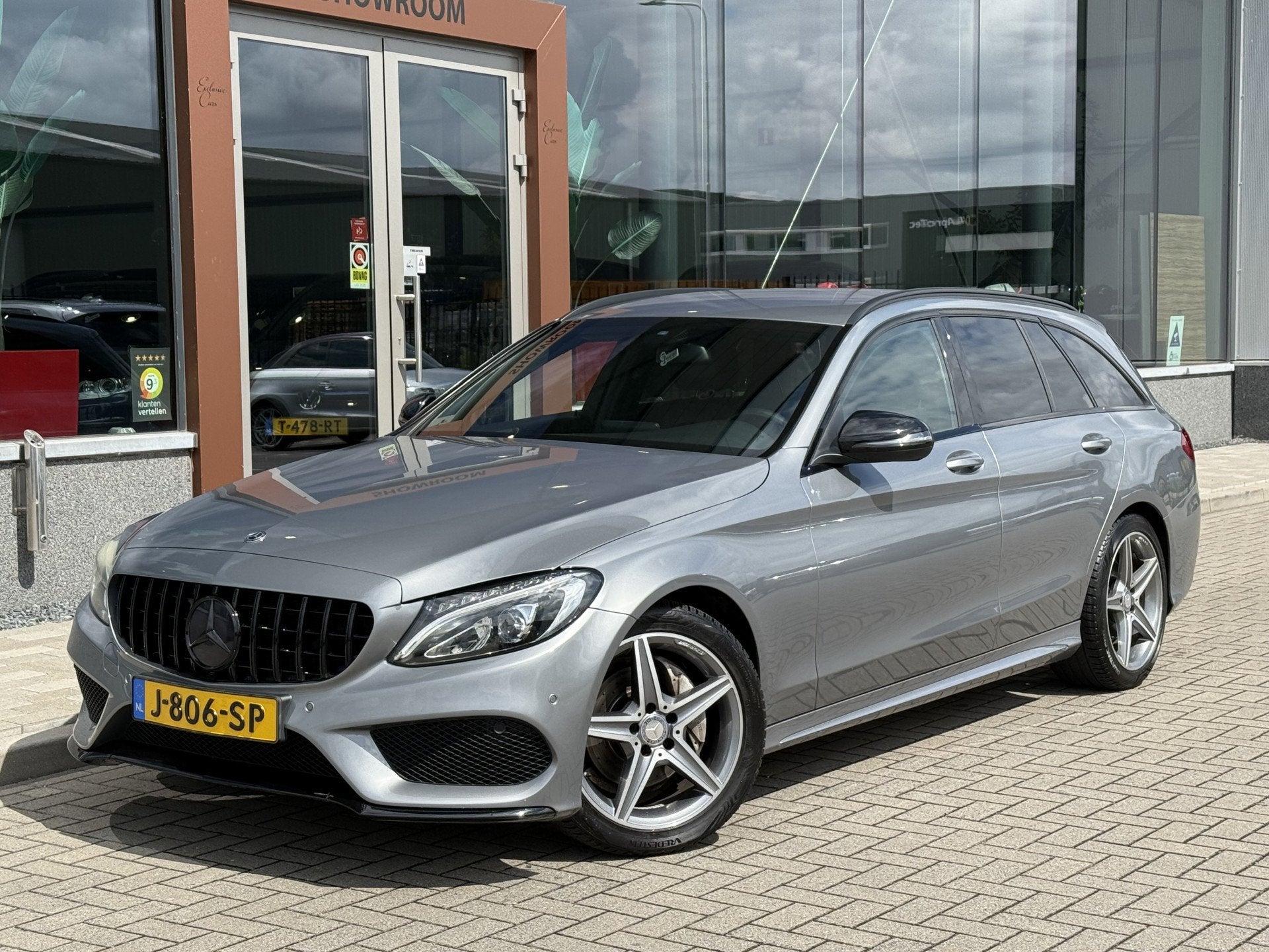 Mercedes-Benz C-Klasse Estate 180 AMG | Trekhaak | Leder | C, Automaat, Achterwielaandrijving, Euro 6, 750 kg