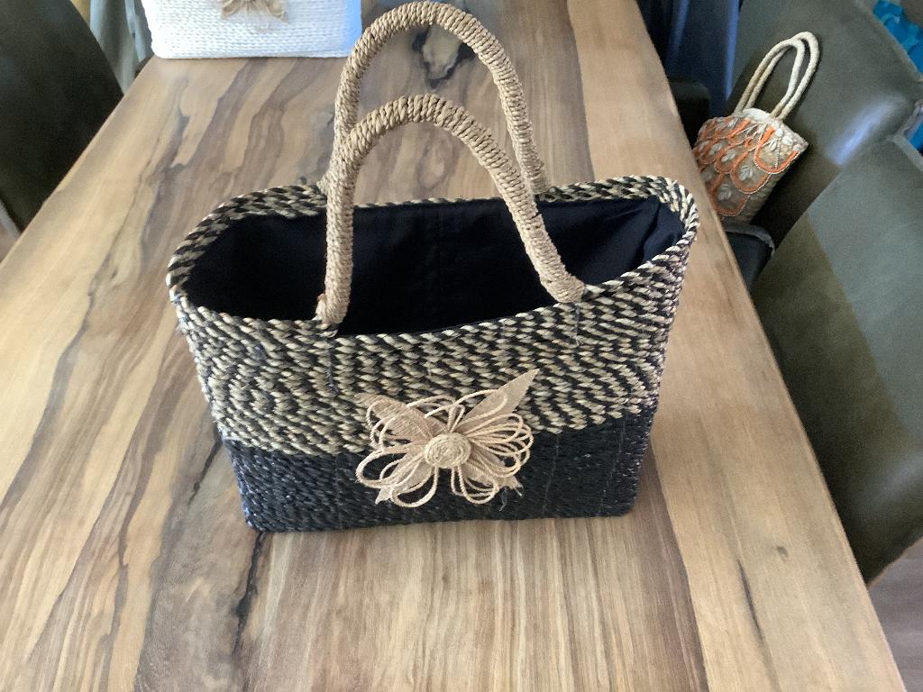 Tas/ strandtas, Ophalen, Nieuw, Zwart, Schoudertasje