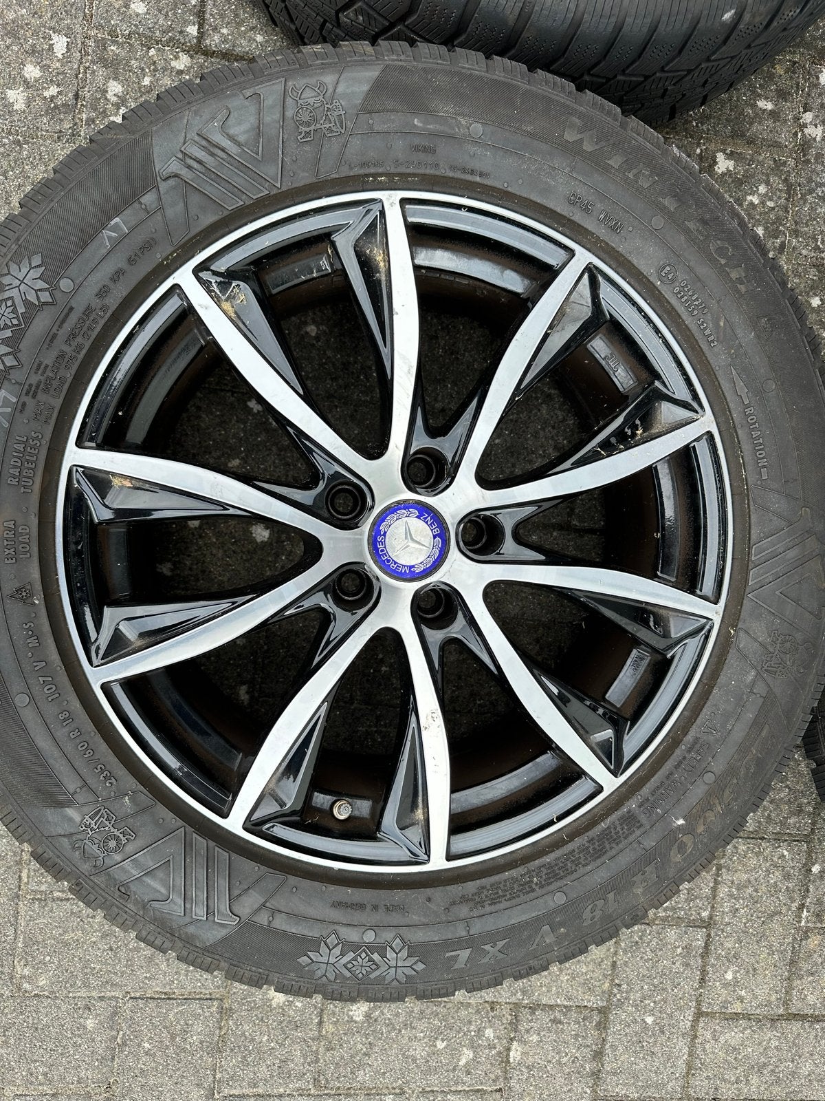 18” Winterbanden set met velg mercedes GLC 235/60 R18, Ophalen of Verzenden