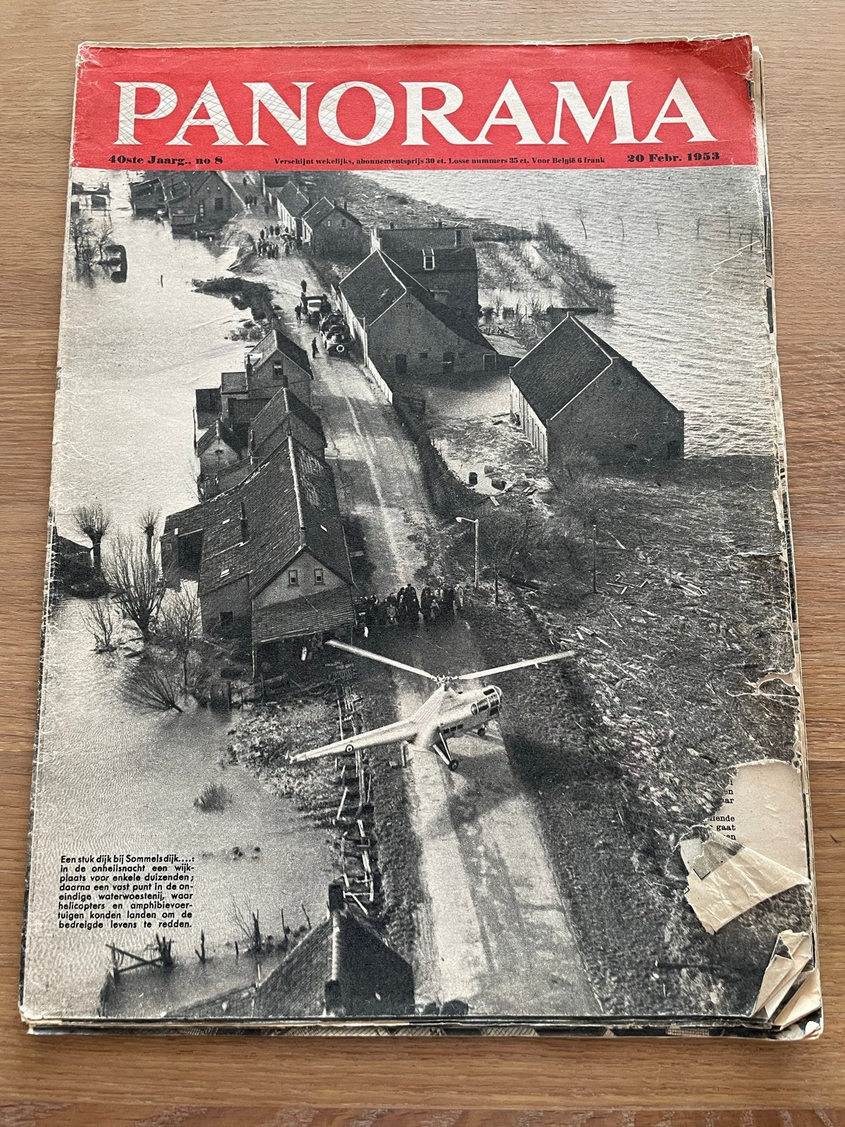 Panorama magazine 1953 - Watersnoodramp, Ophalen of Verzenden, Gelezen, Overige typen