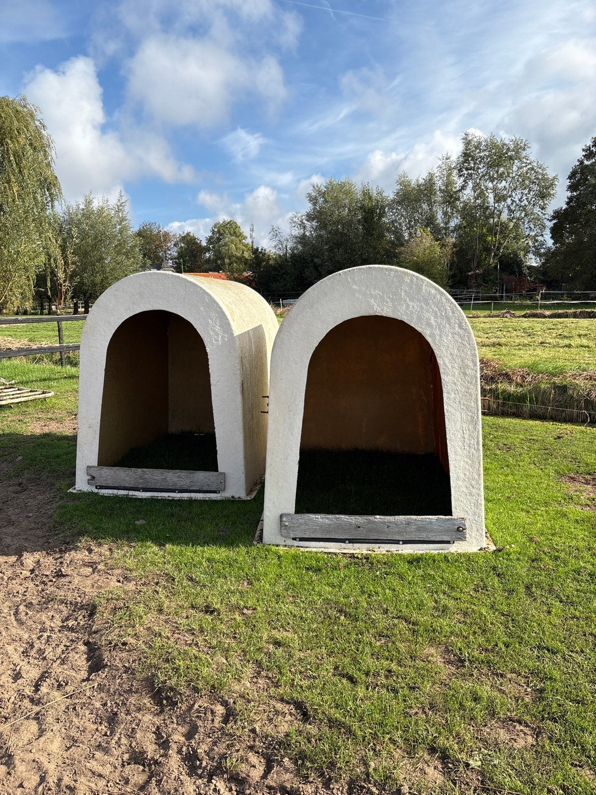 Twee nette kalver iglo’s, Ophalen, Gebruikt
