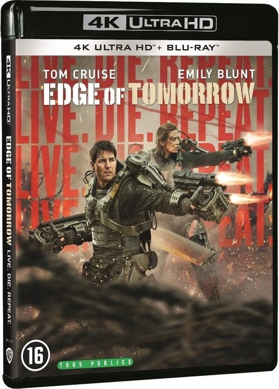 Edge of Tomorrow 4K UHD/Ultra HD Blu-Ray NL Geseald IMDb 8.2, Cd's en Dvd's, Ophalen of Verzenden, Nieuw in verpakking, Actie