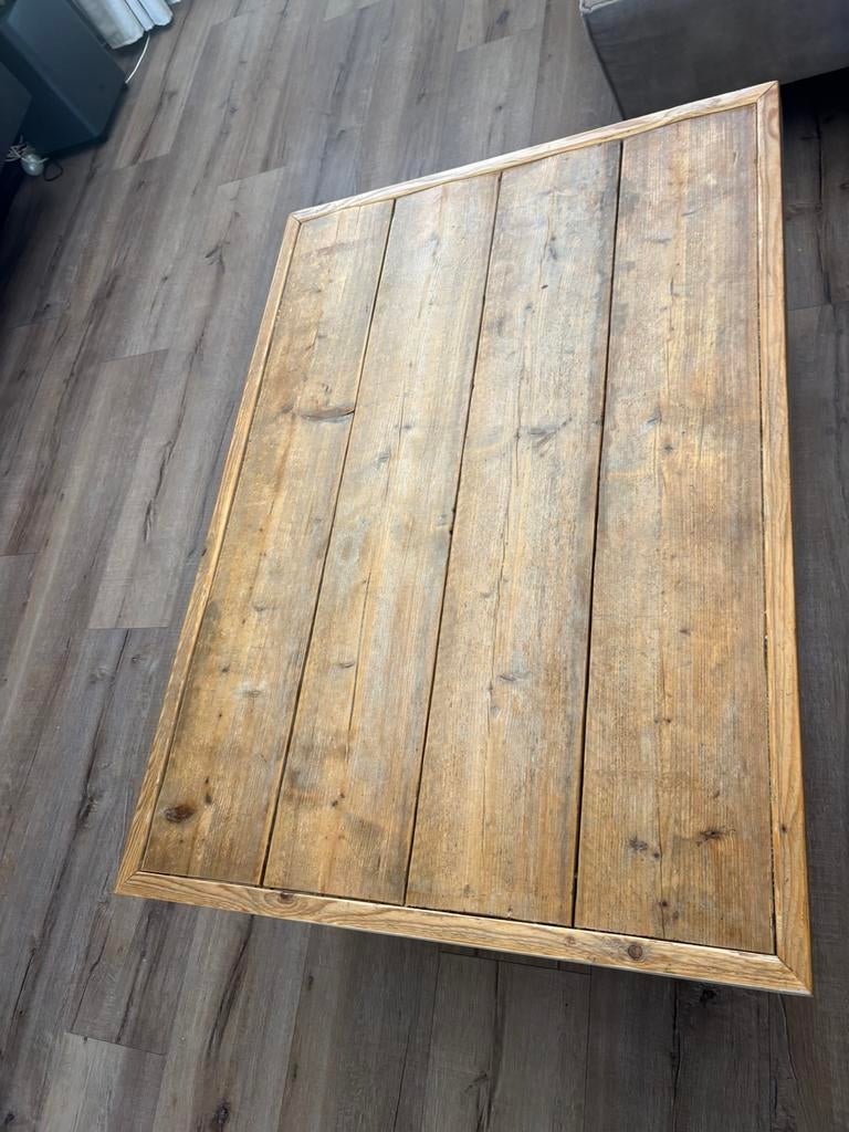 Salontafel steigerhout, Huis en Inrichting, Tafels | Salontafels, Ophalen, 100 tot 150 cm, 50 tot 100 cm, Zo goed als nieuw