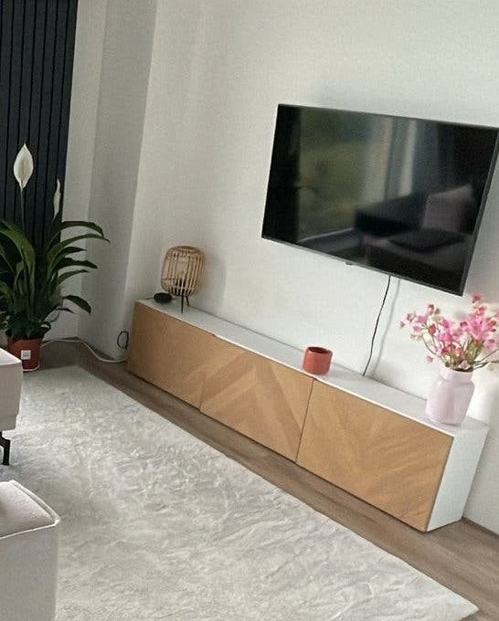 Ikea Besta TV-meubel, Ophalen, 150 tot 200 cm, Zo goed als nieuw, Minder dan 100 cm