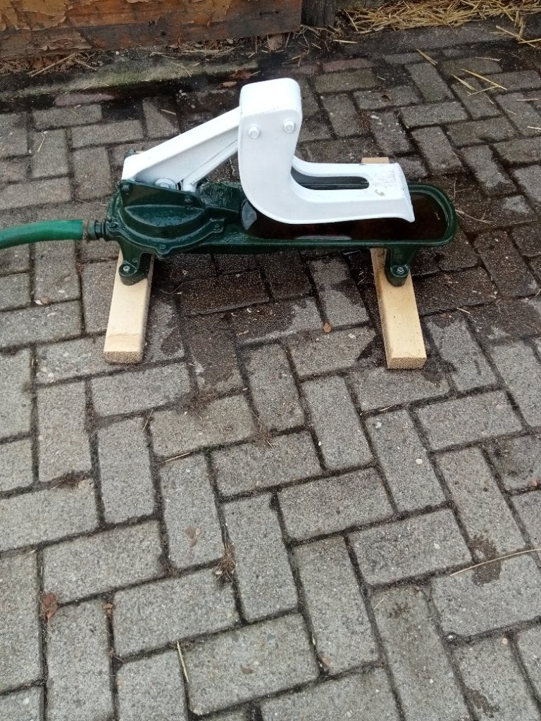 Weidepomp, Ophalen, Gebruikt