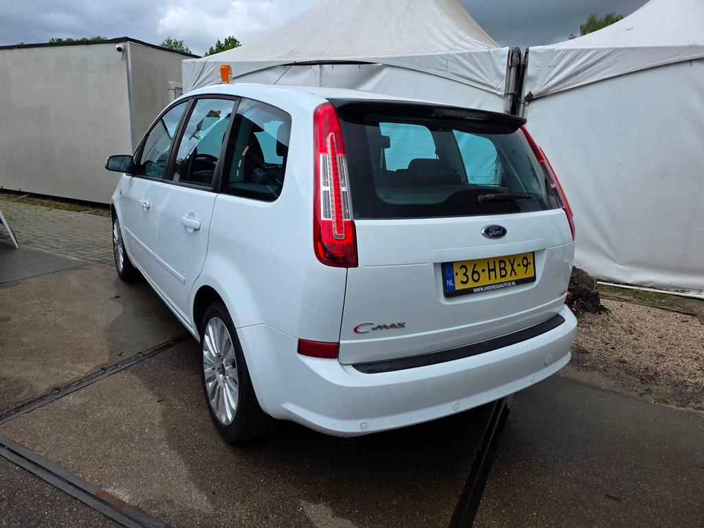 Ford C-Max 1.8-16V Titanium Flexifuel AIRCO/cruise, 125 pk, Gebruikt, 4 cilinders, Wit