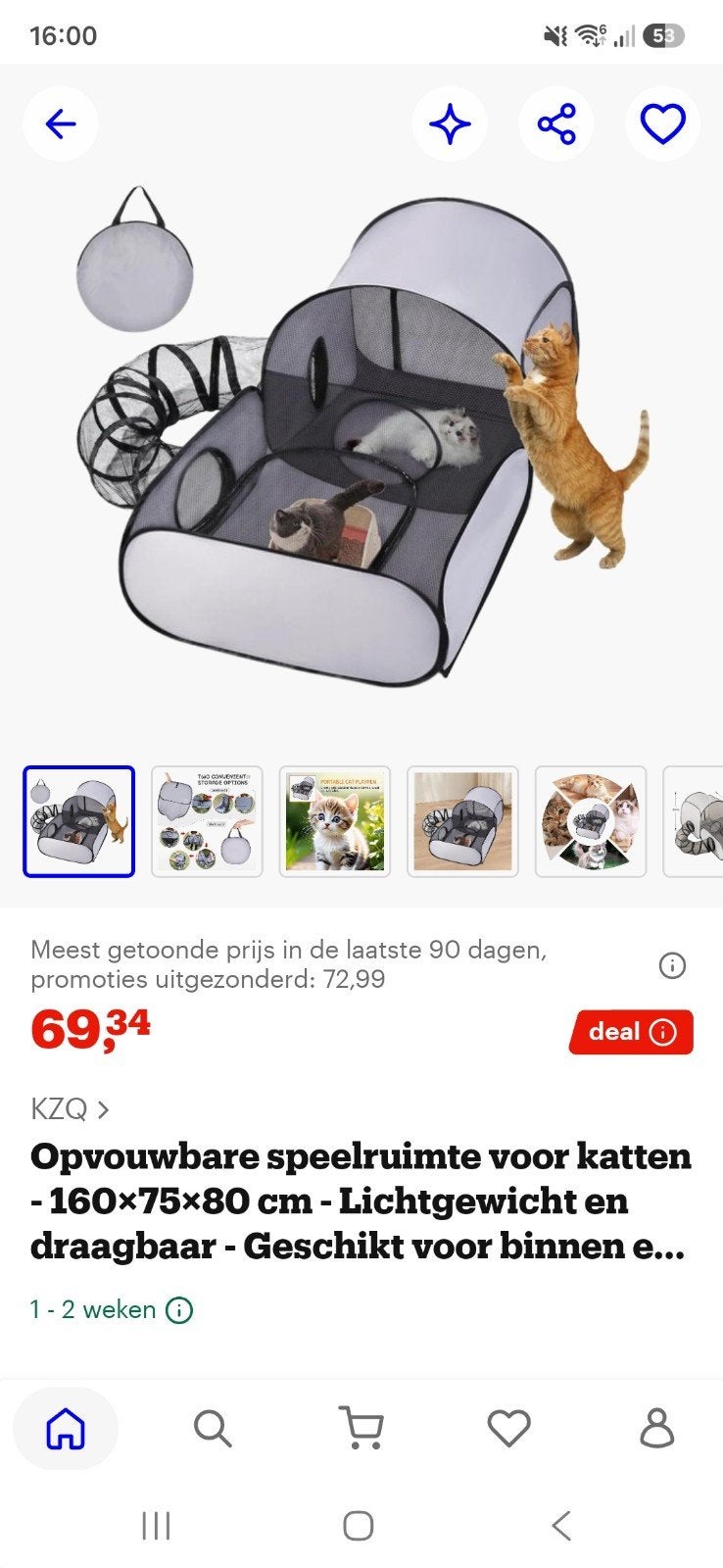ideale pop up kitten en kattenbench, Ophalen of Verzenden, Nieuw