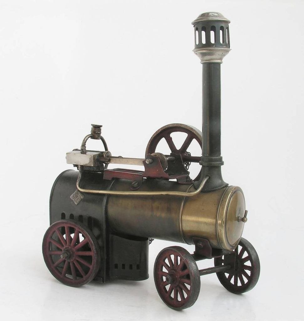 Stoommachine Bing Locomobile, Ophalen of Verzenden