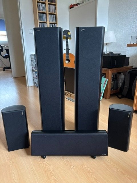 Unieke V-Vox speakerset, Gebruikt, Speakerset, 60 tot 120 watt, Ophalen