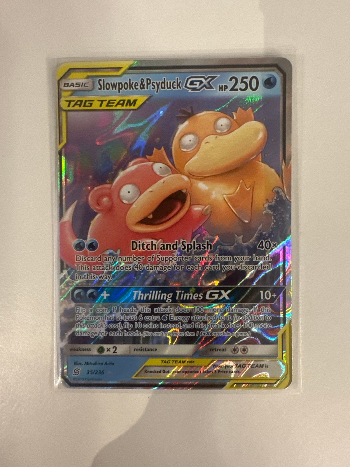 Slowpoke & Psyduck GX 35/236 - Pokémon TCG, Verzenden, Zo goed als nieuw, Losse kaart
