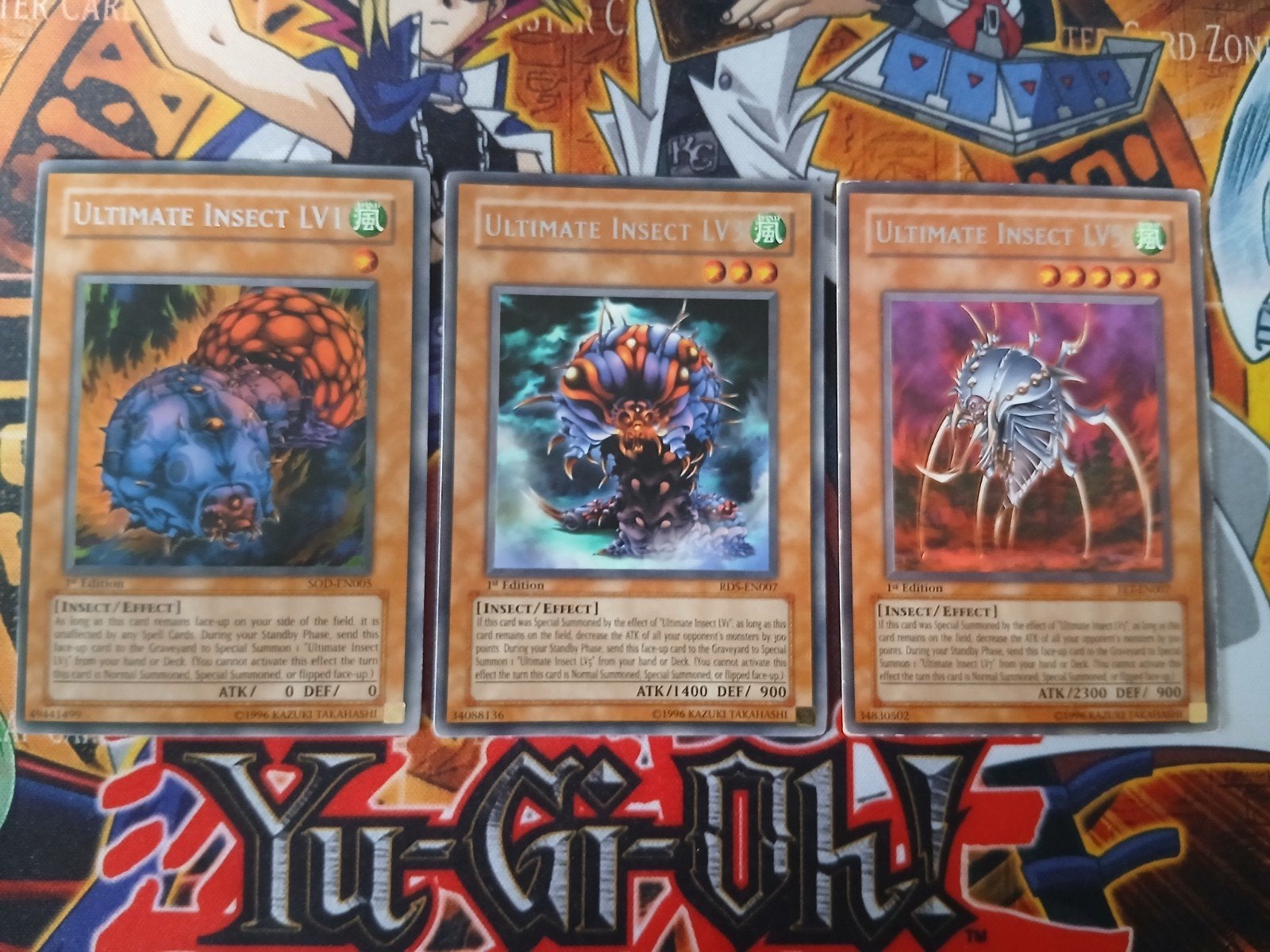 Ultimate Insect LV1-3-5 Set - Rare SOD RDS FET - Yu-Gi-Oh, Ophalen of Verzenden, Zo goed als nieuw, Meerdere kaarten