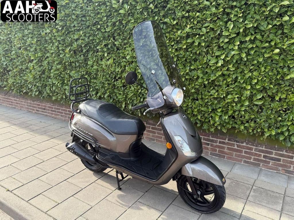 Sym fiddle 2 2021 7098km 45km brom + windscherm, SYM, Maximaal 45 km/u, Onbekend, Onbekend