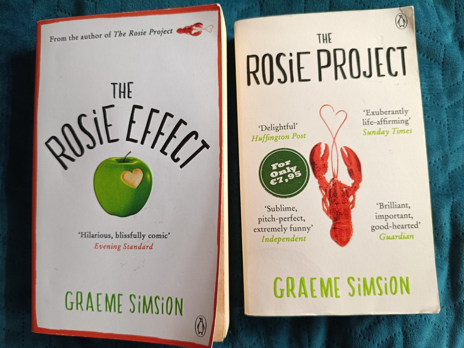 The Rosie Project + The Rosie Effect - Graeme Simsion, Boeken, Ophalen of Verzenden, Zo goed als nieuw