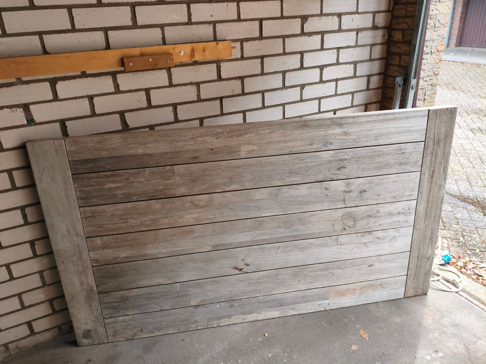 Hartman Sophie Yasmani barset met 6 barkrukken, Ophalen, Gebruikt, Rechthoekig, Aluminium