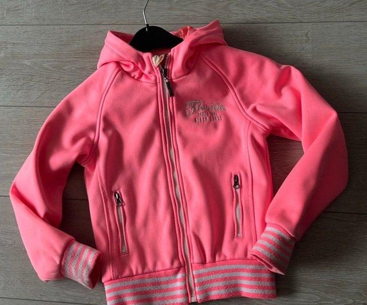 Super leuke softshell jas D-Zine 128/134, Ophalen of Verzenden, Gebruikt, Meisje, Jas