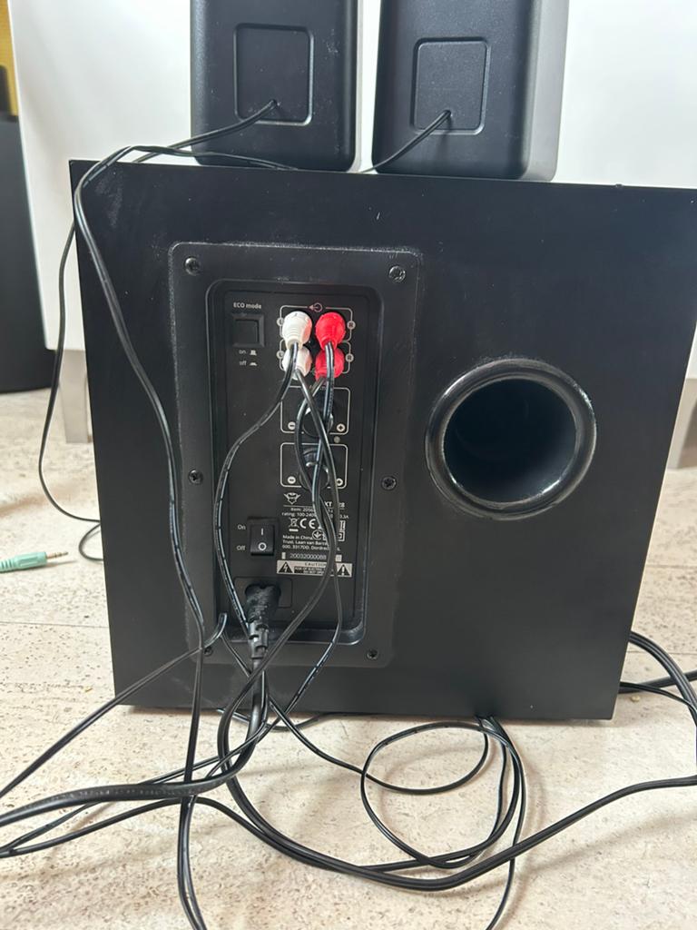 Trust GTX 628 subwoofer en speakers, Ophalen, Gebruikt, Audiokanaal 2.1