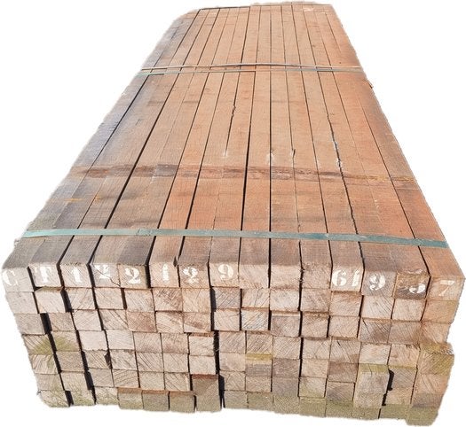 Hardhouten palen 6.0x6.0 cm / 6x6 cm / 60x60 mm, Ophalen, Palen, Nieuw, Hardhout