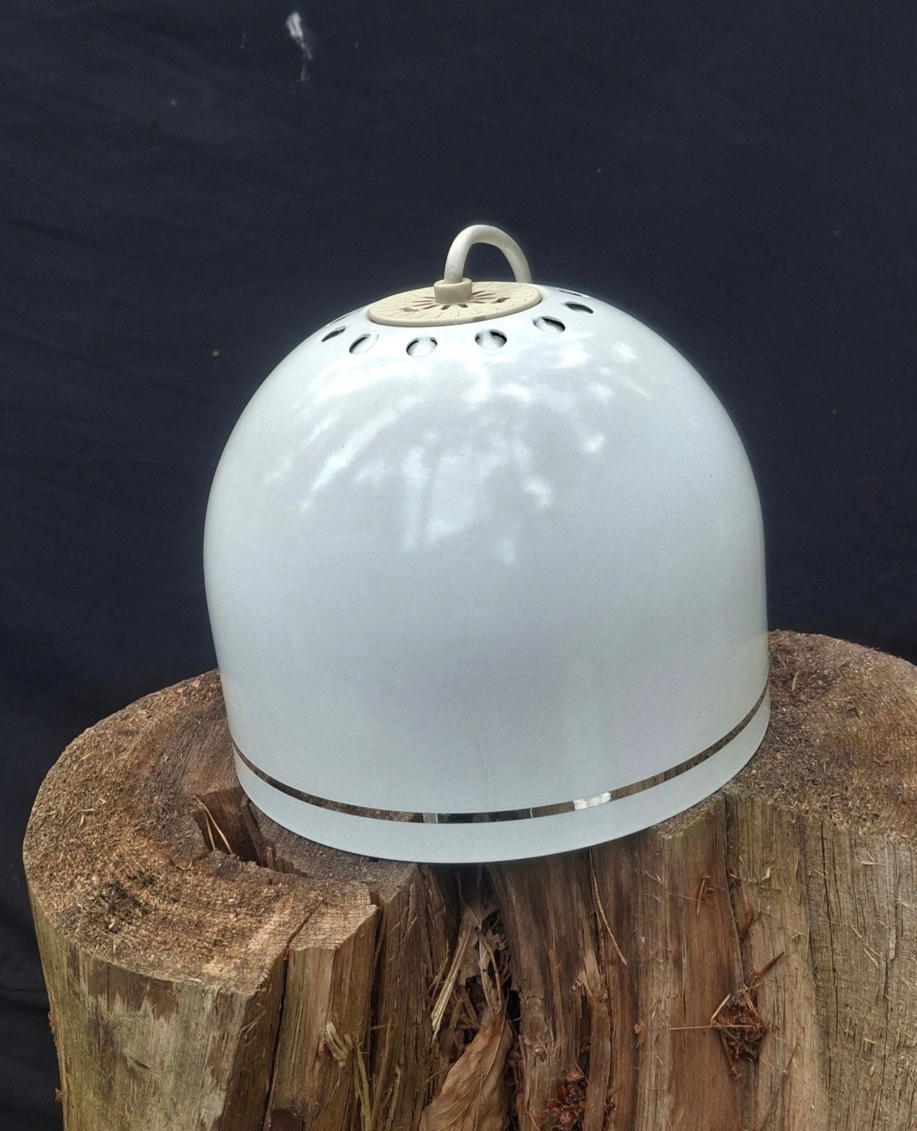 Witte vintage Philips (planten) hanglamp., Huis en Inrichting, Lampen | Hanglampen, Ophalen of Verzenden
