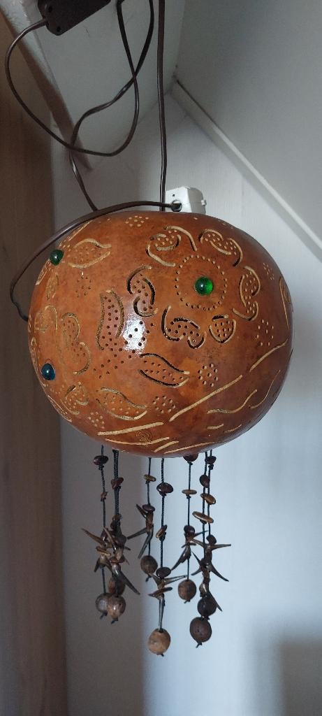 decoratie hanglamp, Ophalen, Gebruikt, Hout, Minder dan 50 cm