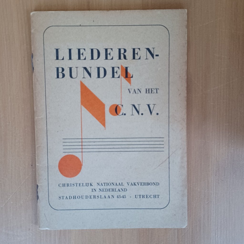 Liederenbundel van het C.N.V., Gelezen, Diverse auteurs, Ophalen of Verzenden, Genre of Stijl