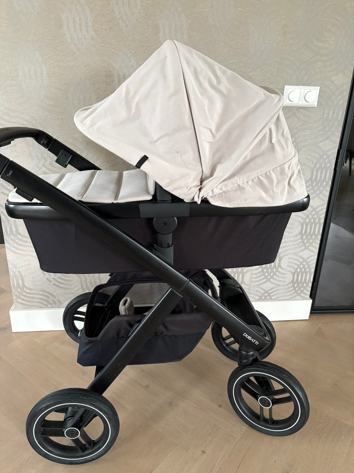 Dubatti Two kinderwagen, Gebruikt, Met reiswieg, Ophalen, Kinderwagen