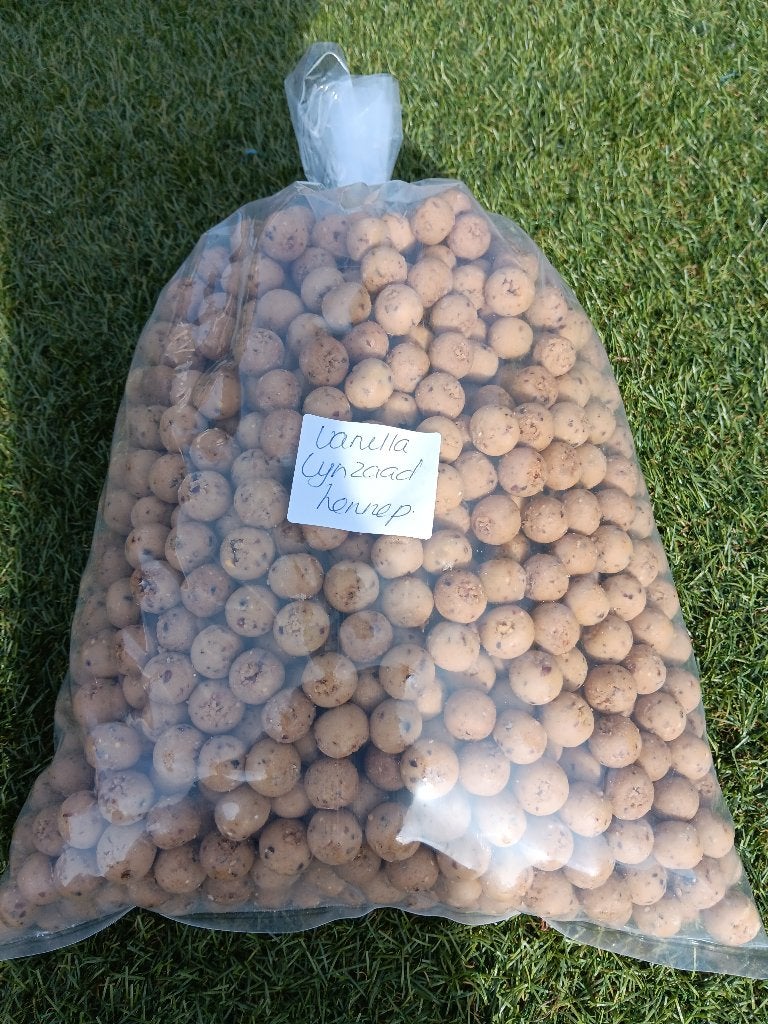 vanille hennep lijnzaad premium boilies op = op, Ophalen of Verzenden, Nieuw, Overige typen