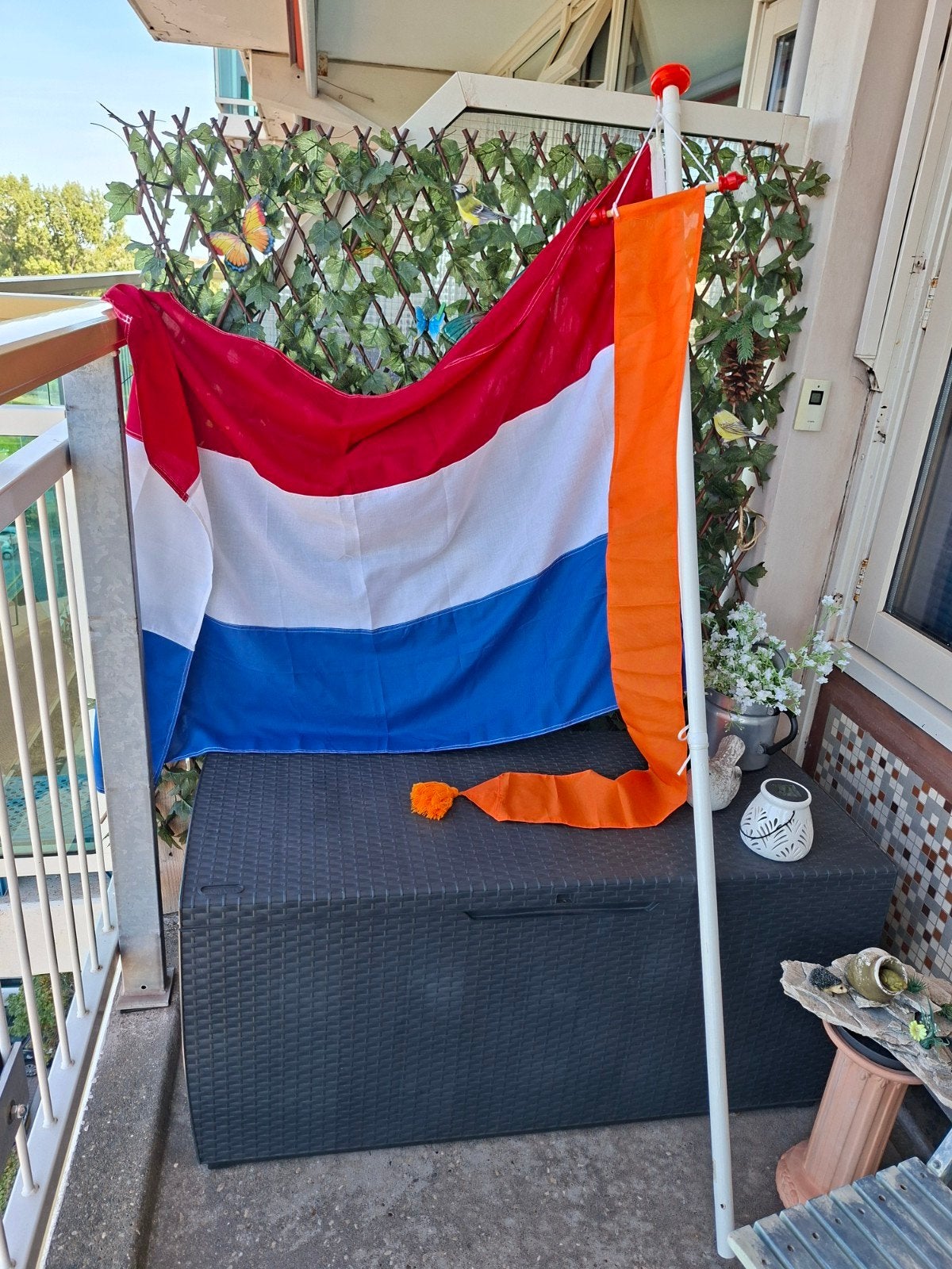Ned Vlag met toebehoren, Diversen, Ophalen, Zo goed als nieuw