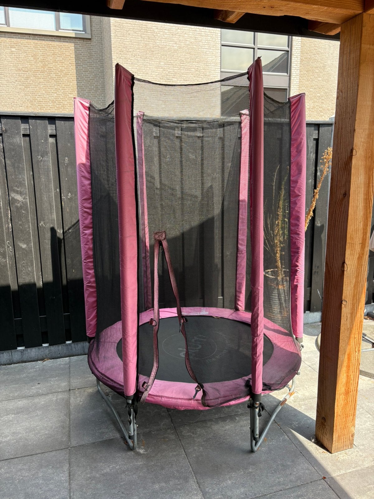 Plum trampoline, Ophalen, Zo goed als nieuw