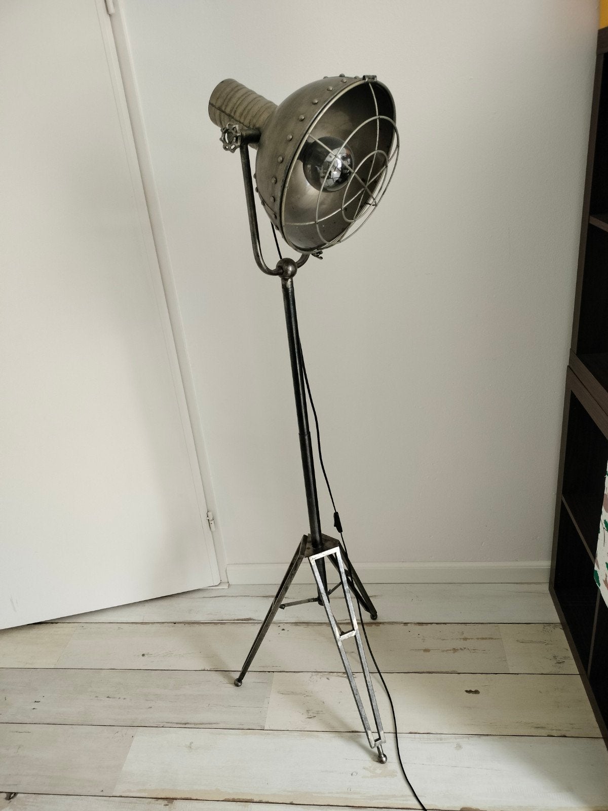 Industriële Vloerlamp, Ophalen, Gebruikt, Industrieel, Vintage, Studio, Metaal