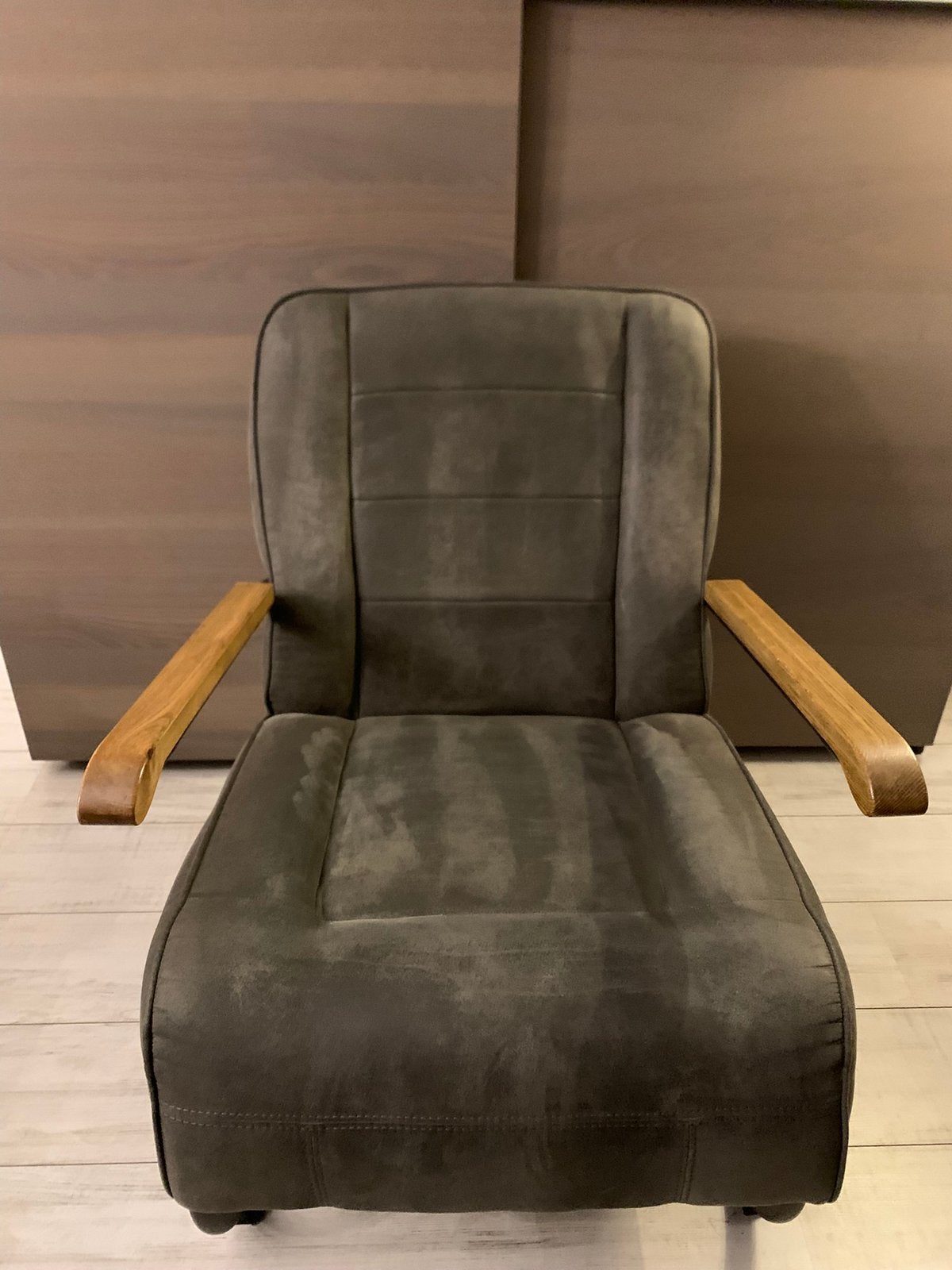 Fauteuil Ivar, Antraciet, Leen Bakker, Huis en Inrichting, Fauteuils, Ophalen, Zo goed als nieuw, 75 tot 100 cm, 50 tot 75 cm