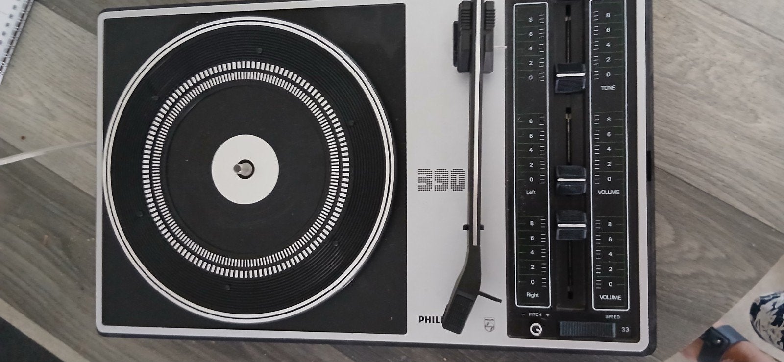 Philips 390 Platenspeler - Vintage Audio, Ophalen of Verzenden, Gebruikt, Philips