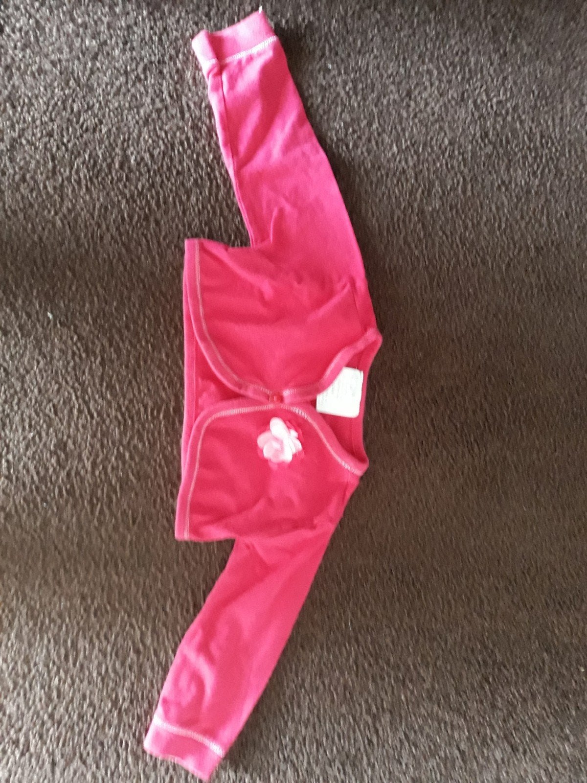 leuke fuchsia roze bolero maat 86, Kinderen en Baby's, Ophalen of Verzenden, Gebruikt, Meisje, Truitje of Vestje