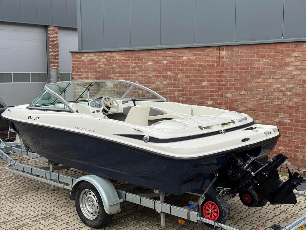 Speedboot Maxum 1800mx 3.0 mercury 135pk, Ophalen, Gebruikt, Binnenboordmotor, Maxum