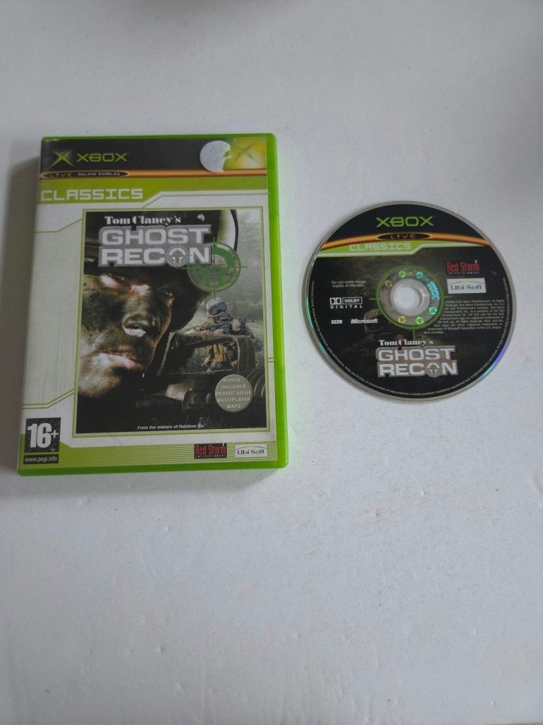 Xbox Original - Tom Clancy's Ghost Recon - 12414, Gebruikt, Shooter, 1 speler, Ophalen of Verzenden