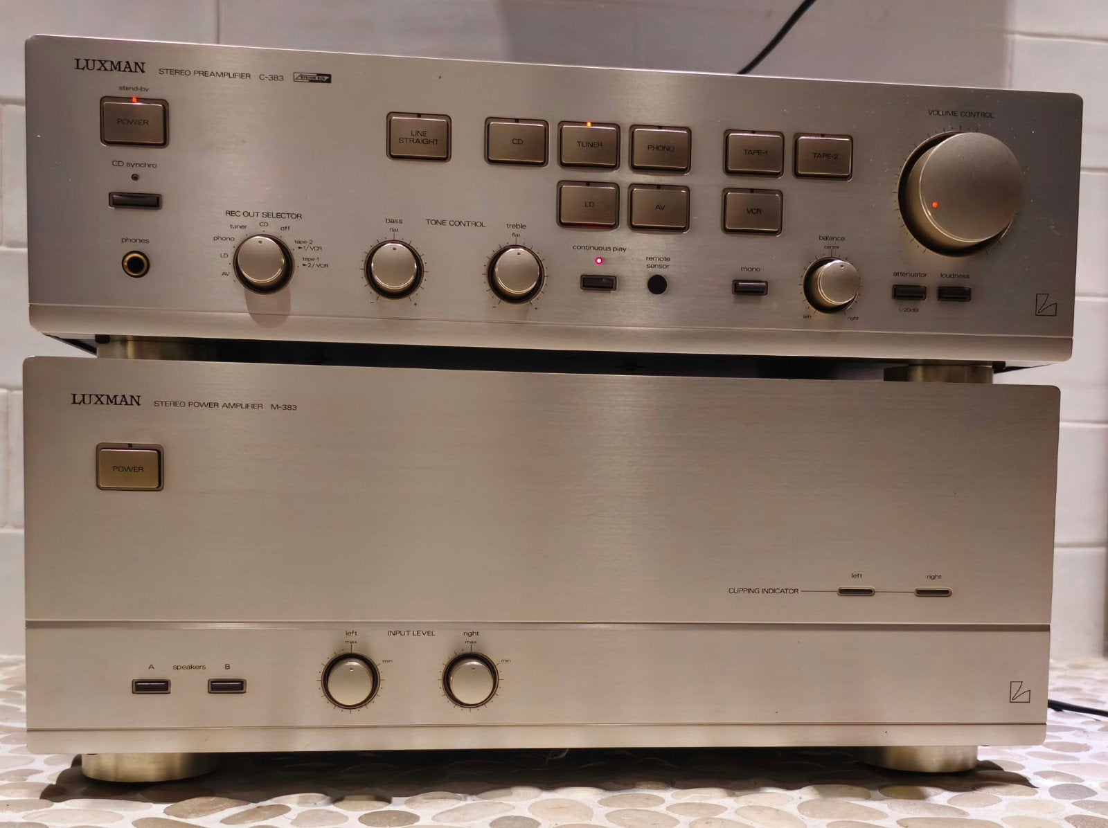 Luxman C383 / M383 Duo Beta series topcombi izgst + garantie, Overige merken, Ophalen of Verzenden, Zo goed als nieuw, 120 watt of meer